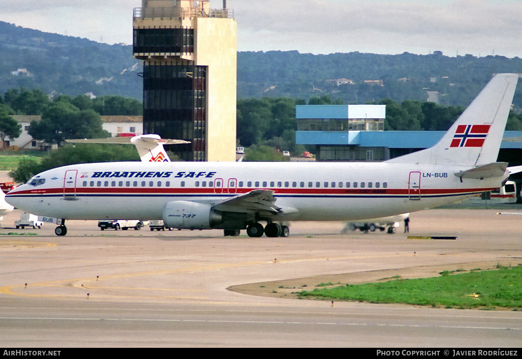 Aircraft Photo of LN-BUB | Boeing 737-4Q8 | Braathens SAFE | AirHistory.net #783496