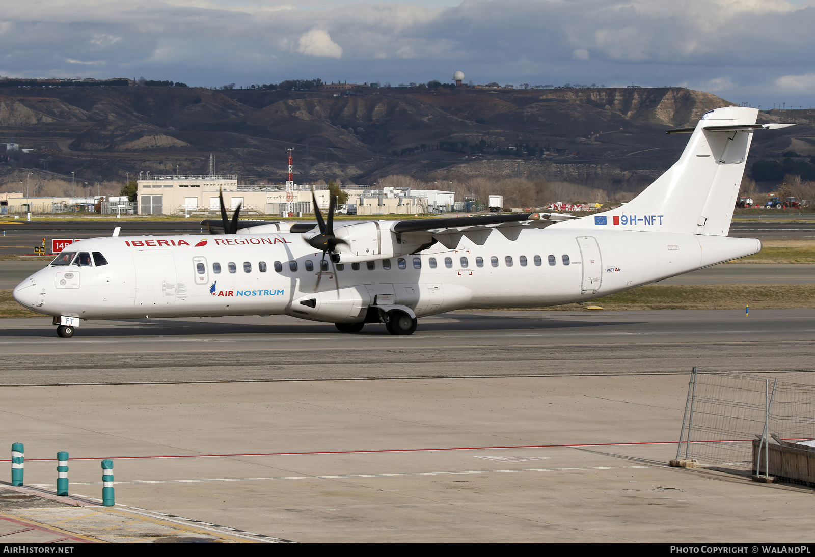 Aircraft Photo of 9H-NFT | ATR ATR-72-600 (ATR-72-212A) | Air Nostrum | AirHistory.net #783535