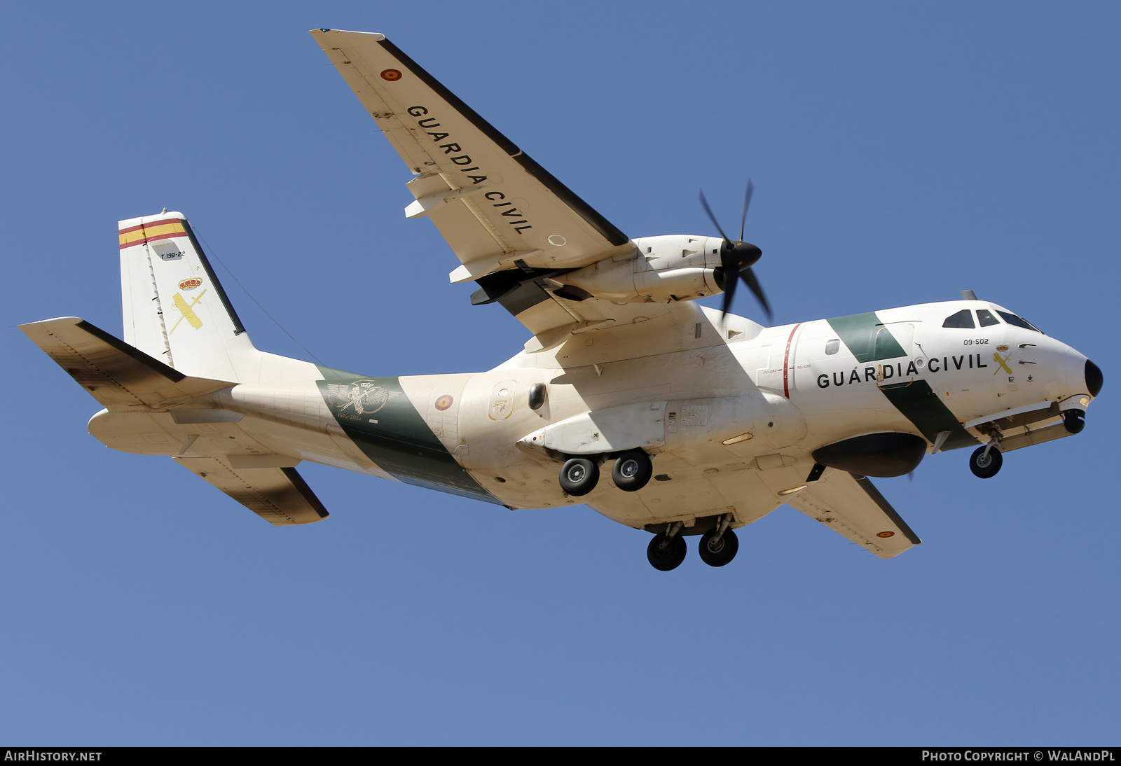 Aircraft Photo of T19B-22 | CASA/IPTN CN235M-300 MPA | Spain - Guardia Civil | AirHistory.net #783547