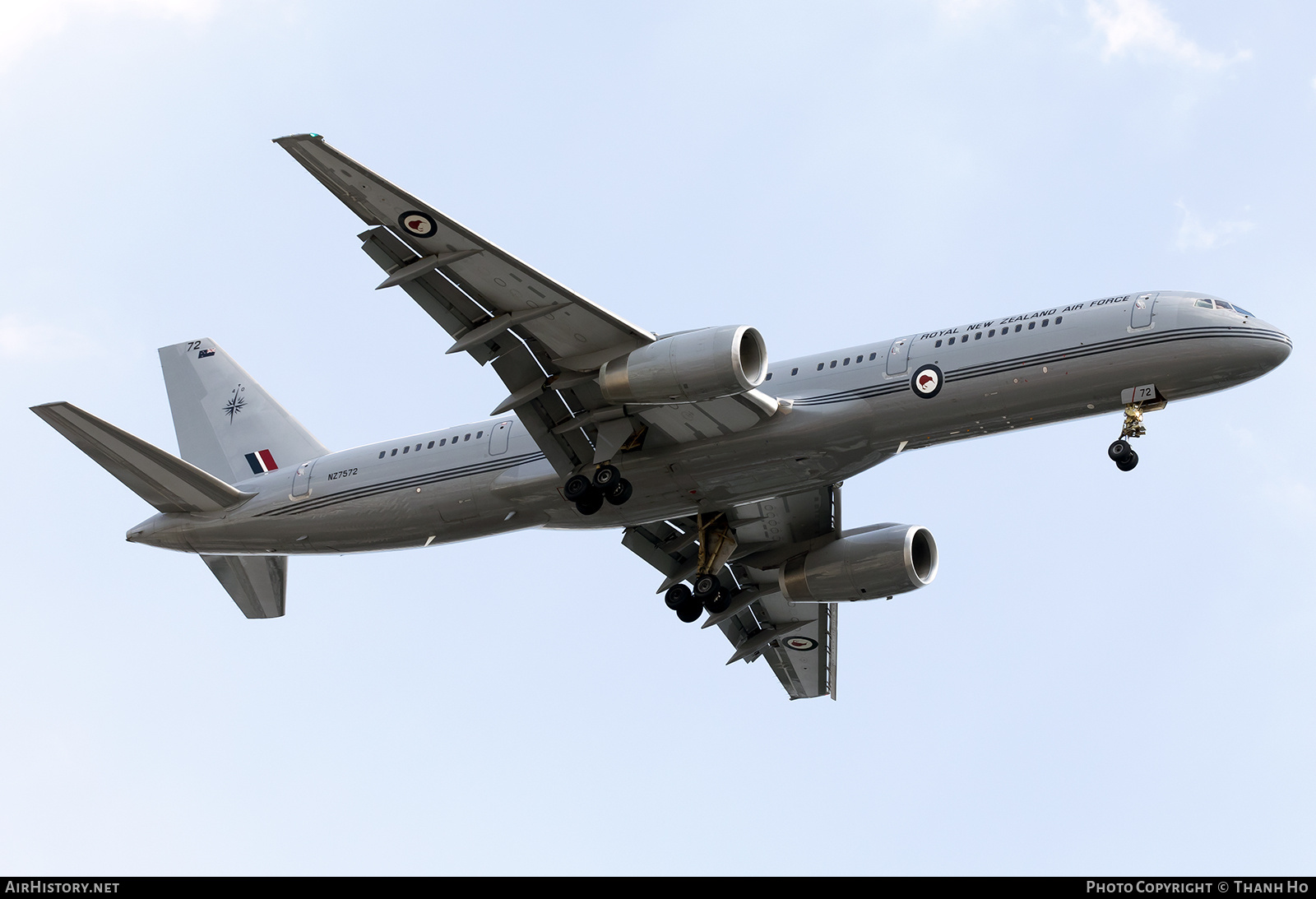 Aircraft Photo of NZ7572 | Boeing 757-2K2 | New Zealand - Air Force | AirHistory.net #783554
