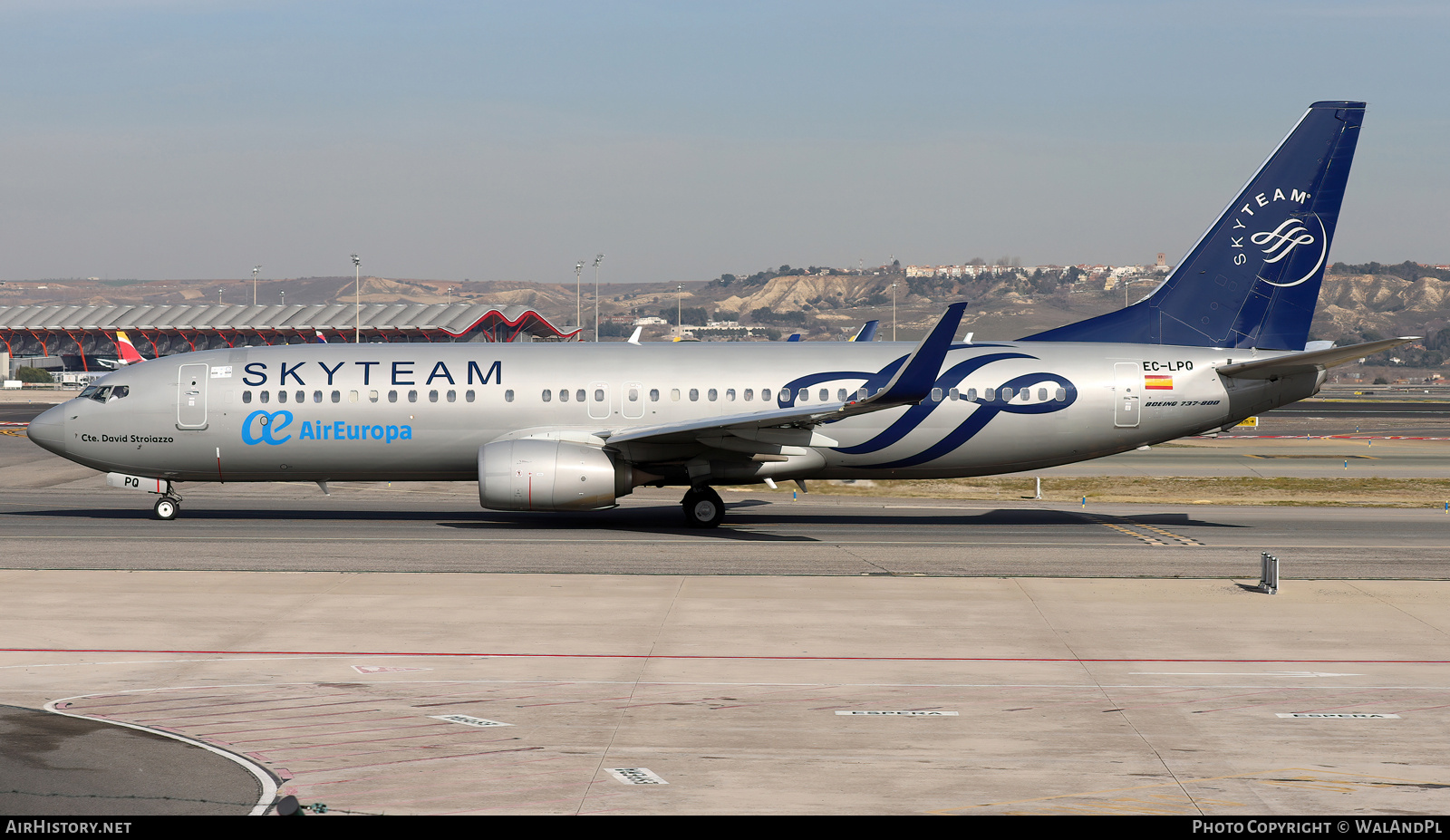 Aircraft Photo of EC-LPQ | Boeing 737-85P | Air Europa | AirHistory.net #783558