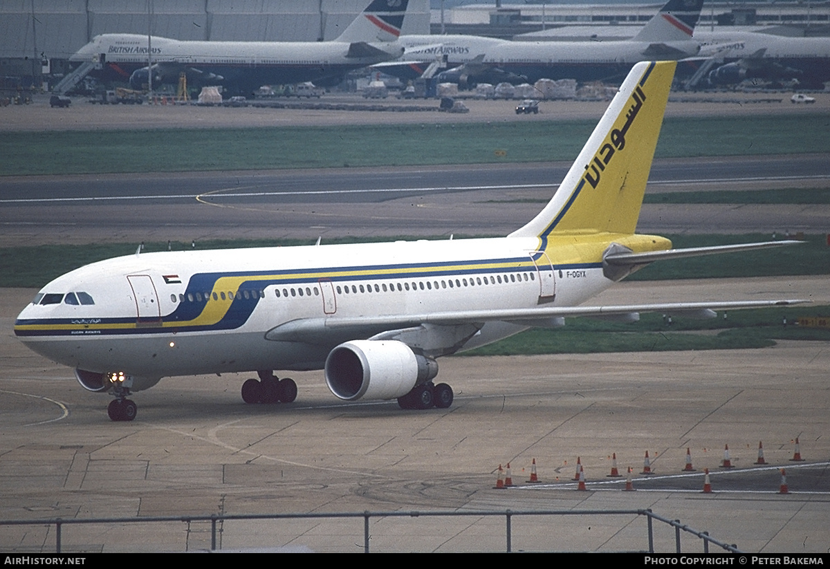 Aircraft Photo of F-OGYX | Airbus A310-222 | Sudan Airways | AirHistory.net #783564