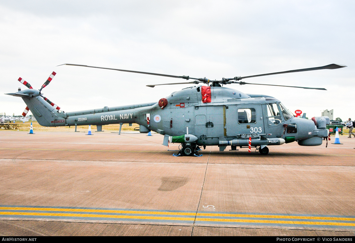 Aircraft Photo of ZD260 | Westland WG-13 Lynx HMA8DSP | UK - Navy | AirHistory.net #783602