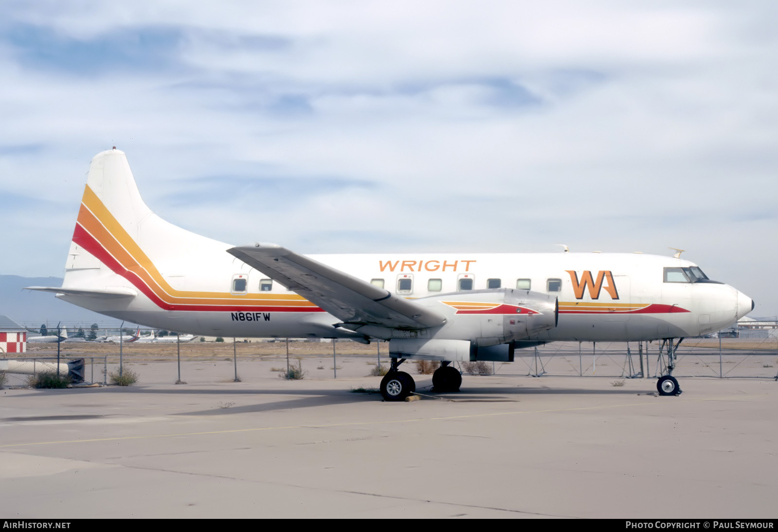 Aircraft Photo of N861FW | Convair 640 | Wright Air Lines | AirHistory.net #783613