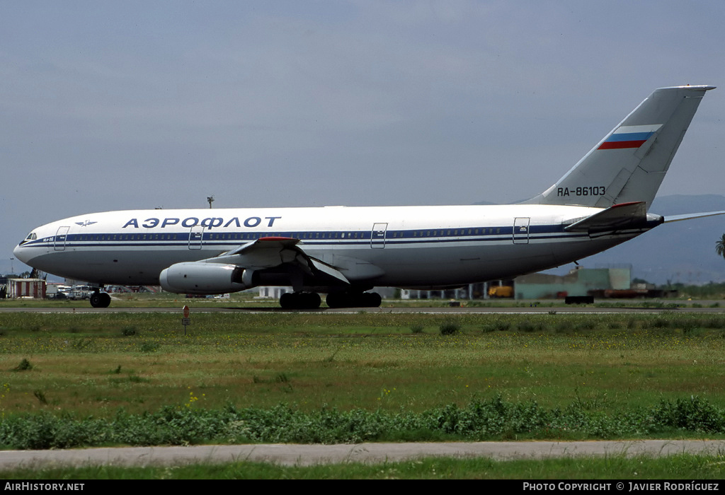 Aircraft Photo of RA-86103 | Ilyushin Il-86 | Aeroflot | AirHistory.net #783692