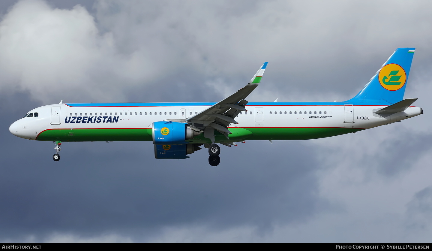 Aircraft Photo of UK32101 | Airbus A321-253NX | Uzbekistan Airways | AirHistory.net #783725