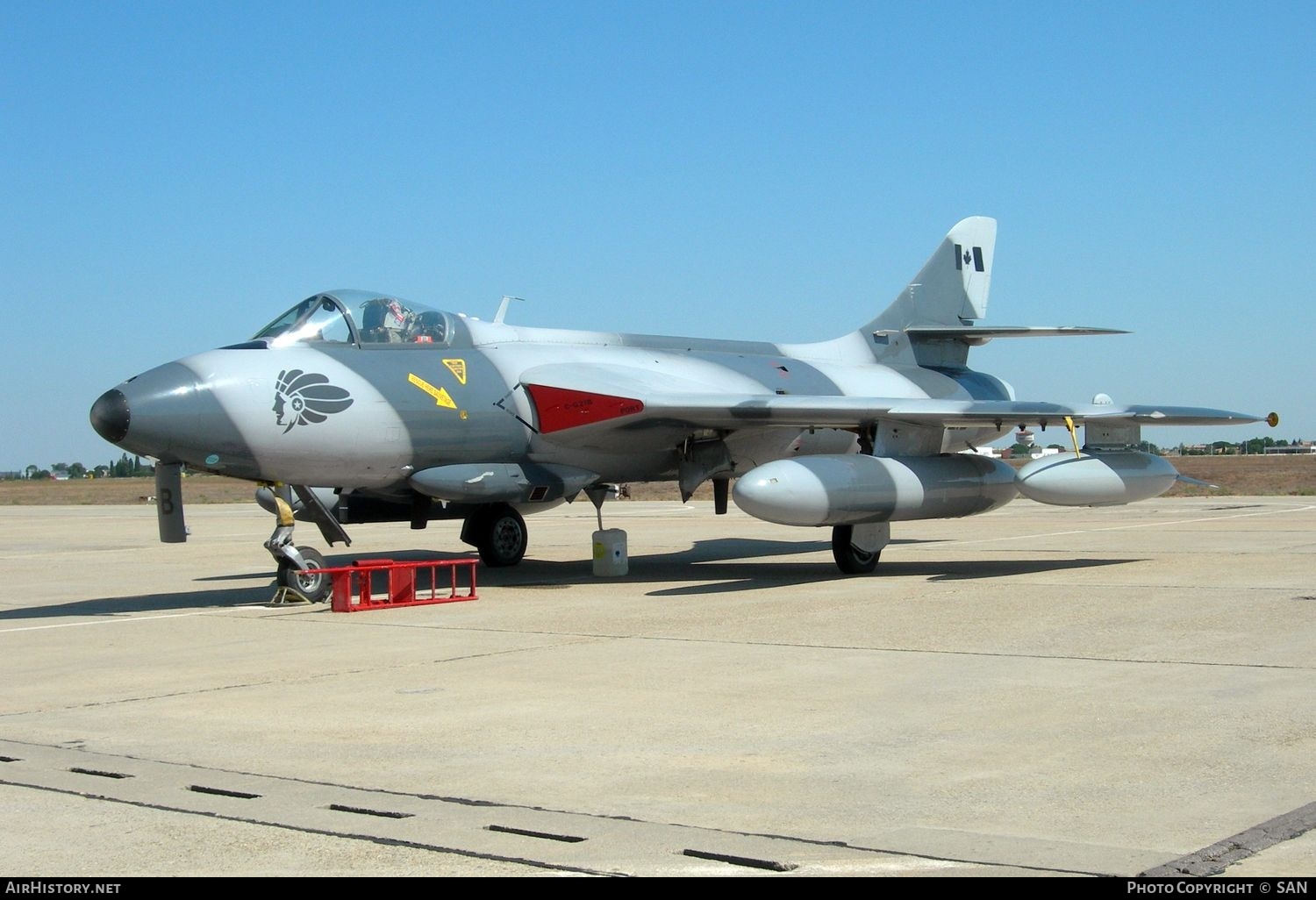 Aircraft Photo of C-GZIB | Hawker Hunter F58A | Apache Aviation | AirHistory.net #783754