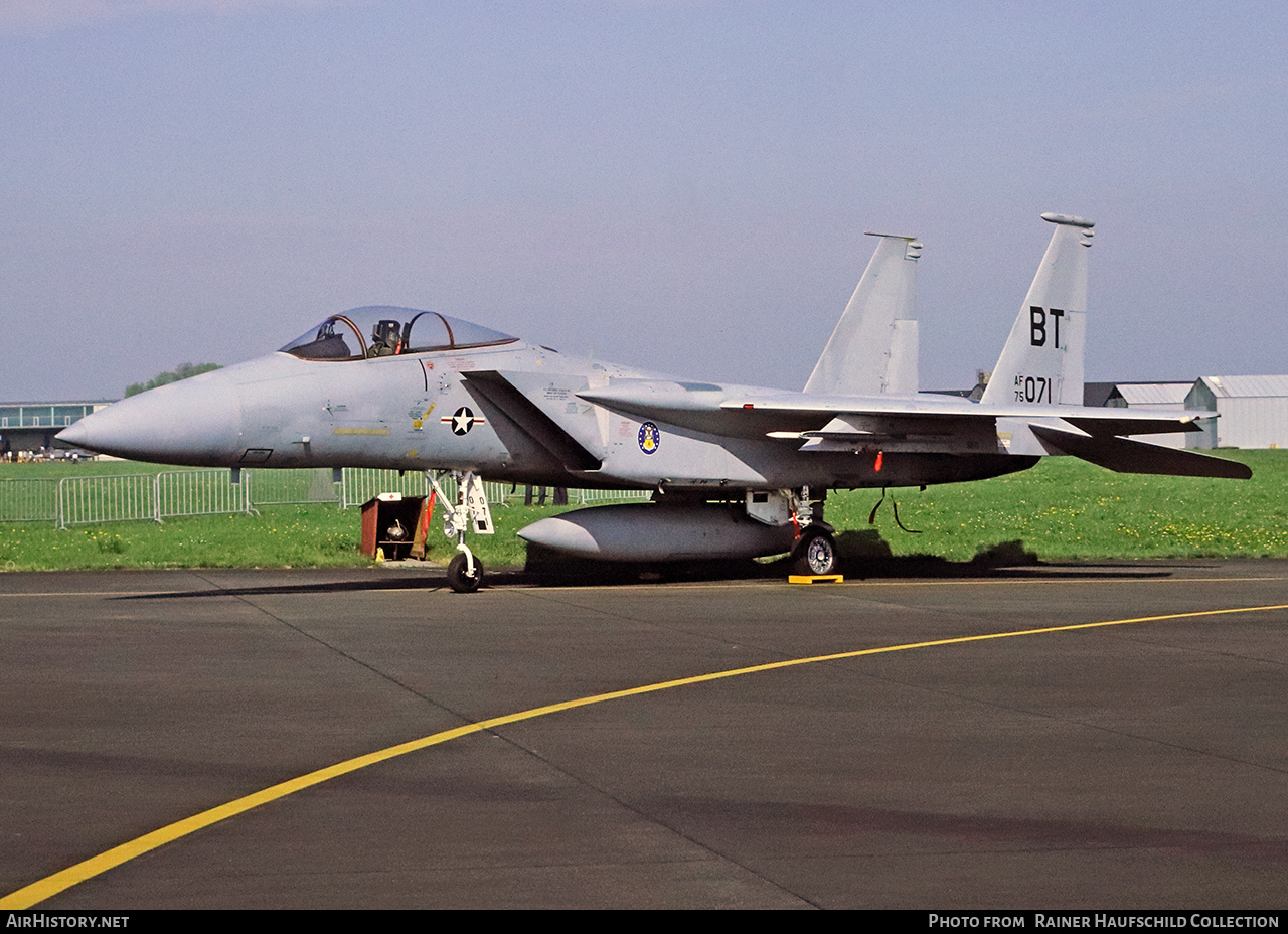 Aircraft Photo of 75-0071 / AF75-071 | McDonnell Douglas F-15A Eagle | USA - Air Force | AirHistory.net #783760