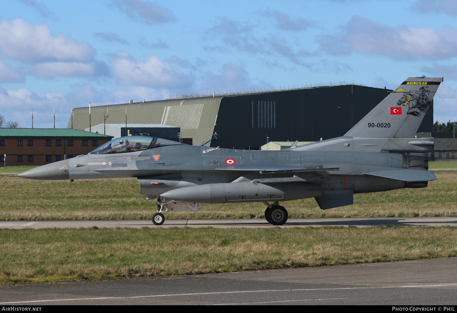 Aircraft Photo of 90-0022 | General Dynamics F-16DG Fighting Falcon | Turkey - Air Force | AirHistory.net #783771