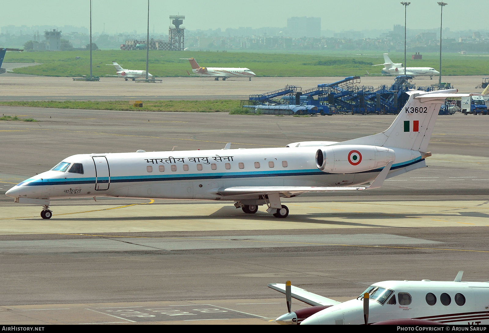 Aircraft Photo of K3602 | Embraer Legacy 600 (EMB-135BJ) | India - Air Force | AirHistory.net #783781