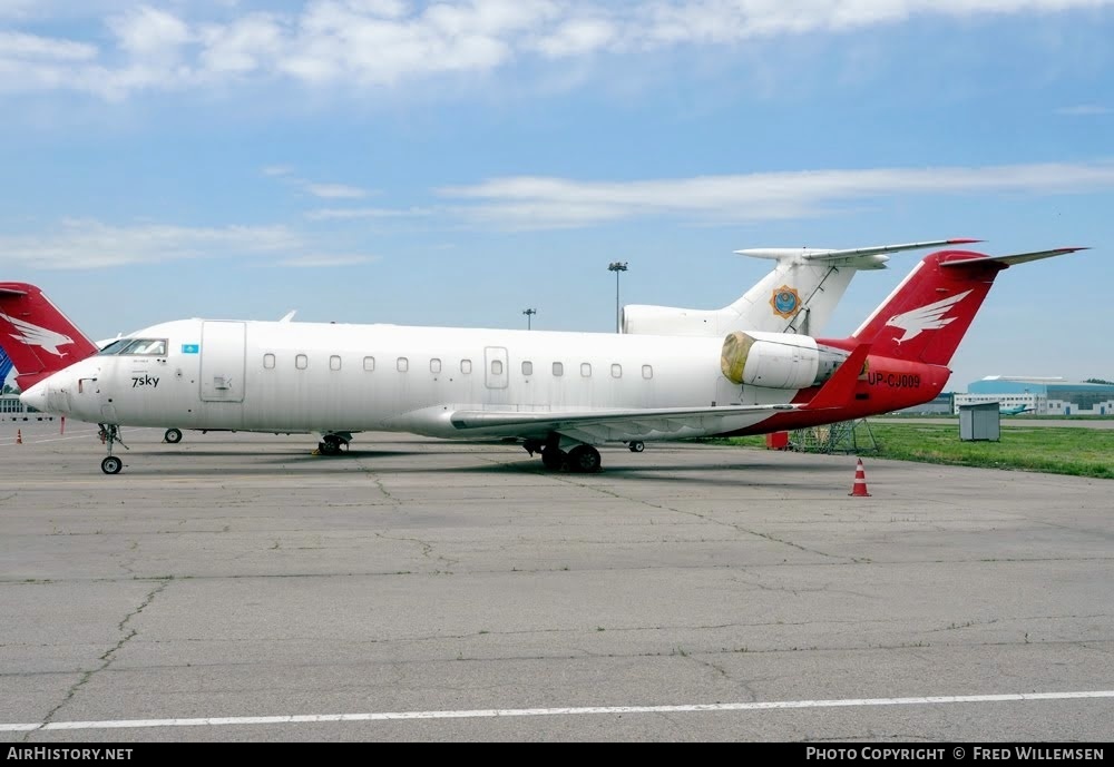 Aircraft Photo of UP-CJ009 | Bombardier CRJ-100ER (CL-600-2B19) | 7th Sky Airlines | AirHistory.net #783800