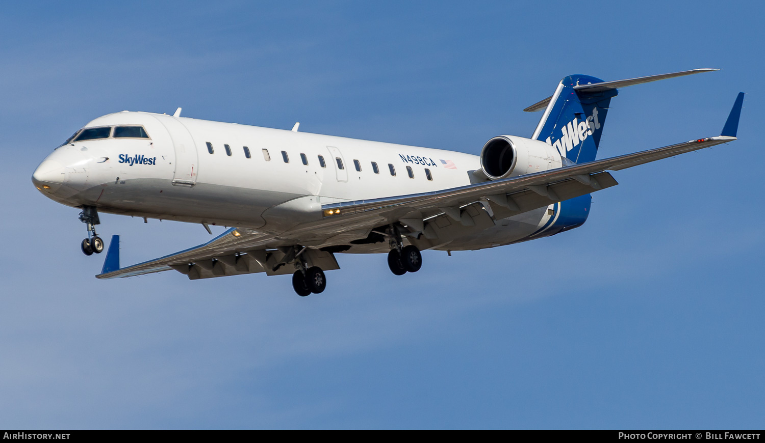 Aircraft Photo of N498CA | Bombardier CRJ-200ER (CL-600-2B19) | SkyWest Airlines | AirHistory.net #783805
