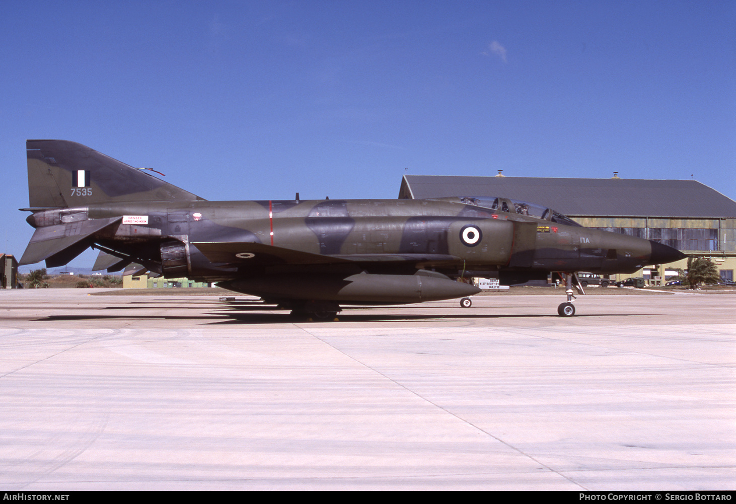 Aircraft Photo of 7535 | McDonnell Douglas RF-4E Phantom II | Greece - Air Force | AirHistory.net #783861