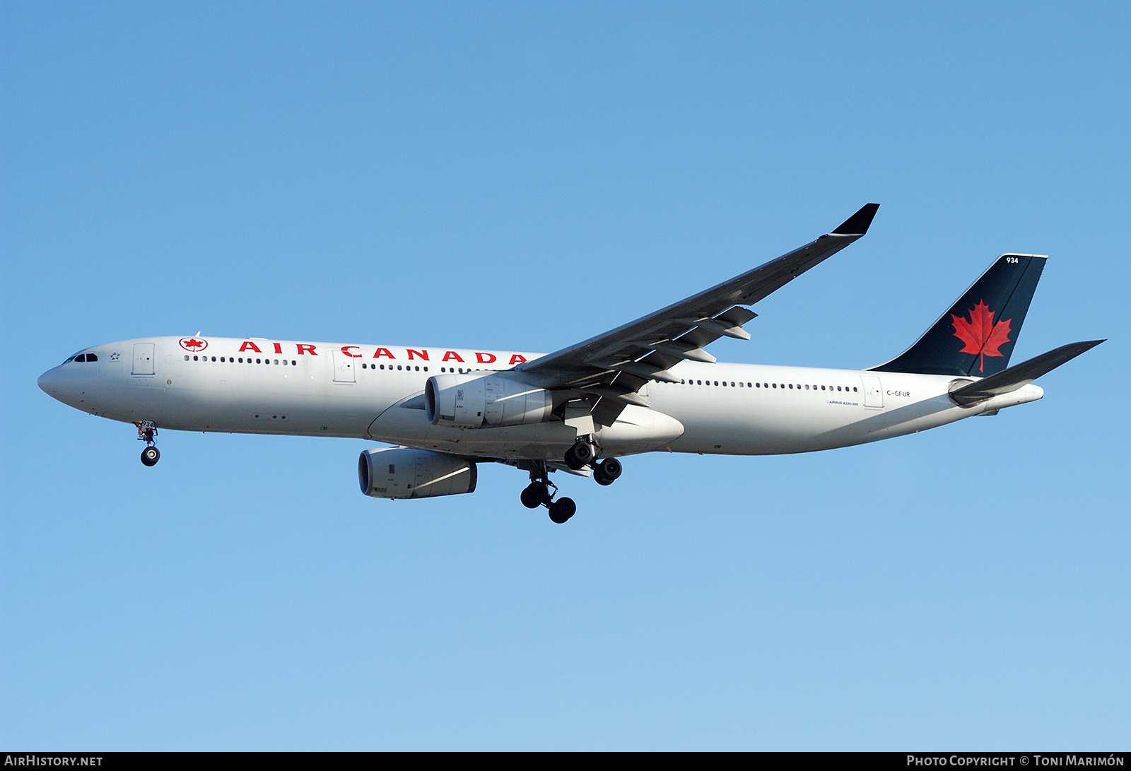 Aircraft Photo of C-GFUR | Airbus A330-343 | Air Canada | AirHistory.net #783872