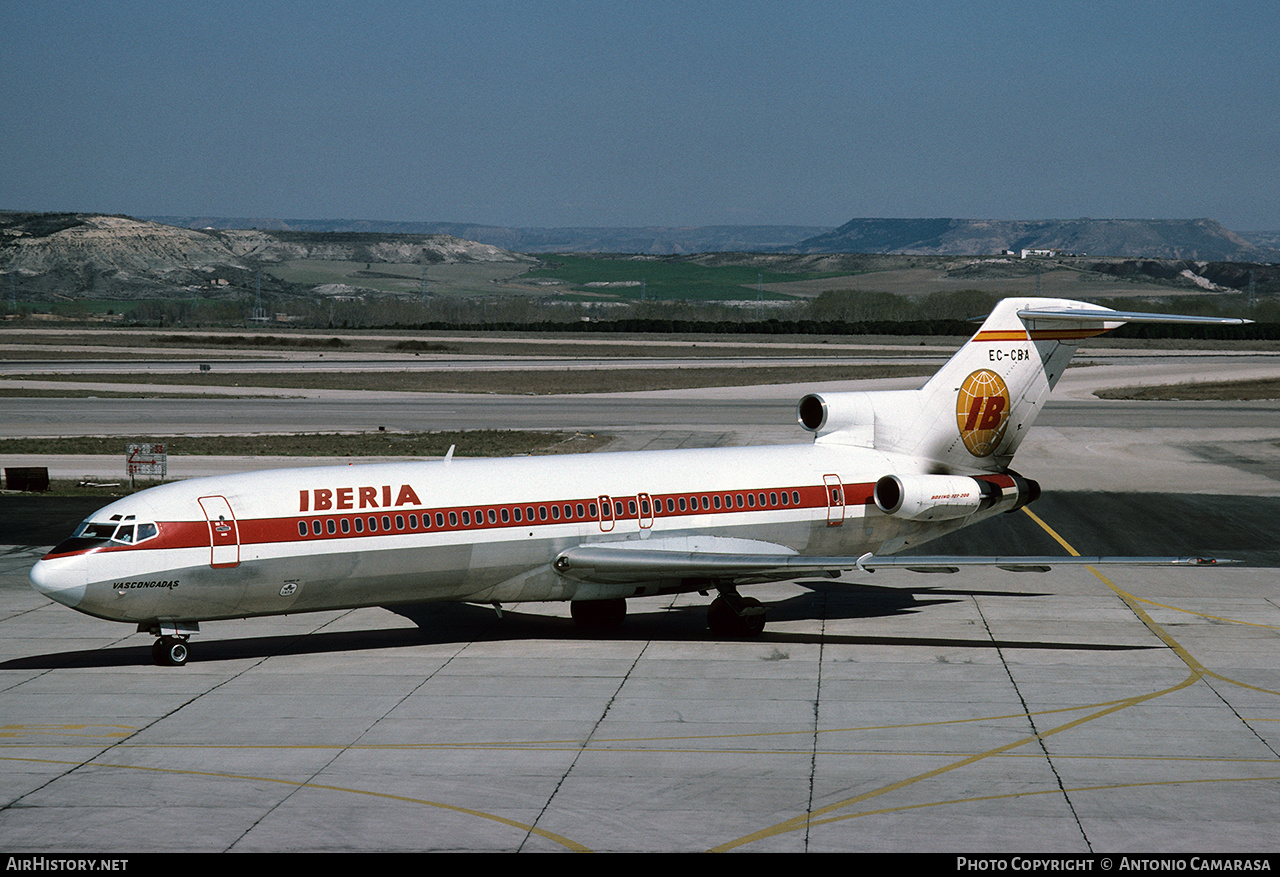 Aircraft Photo of EC-CBA | Boeing 727-256/Adv | Iberia | AirHistory.net #783874