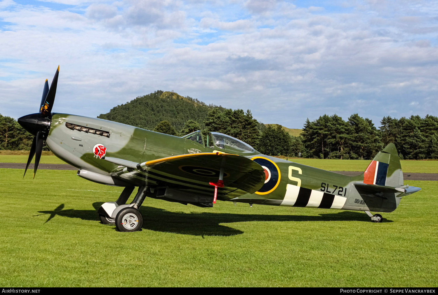 Aircraft Photo of OO-XVI / SL721 | Supermarine 361 Spitfire LF16E | UK - Air Force | AirHistory.net #783904