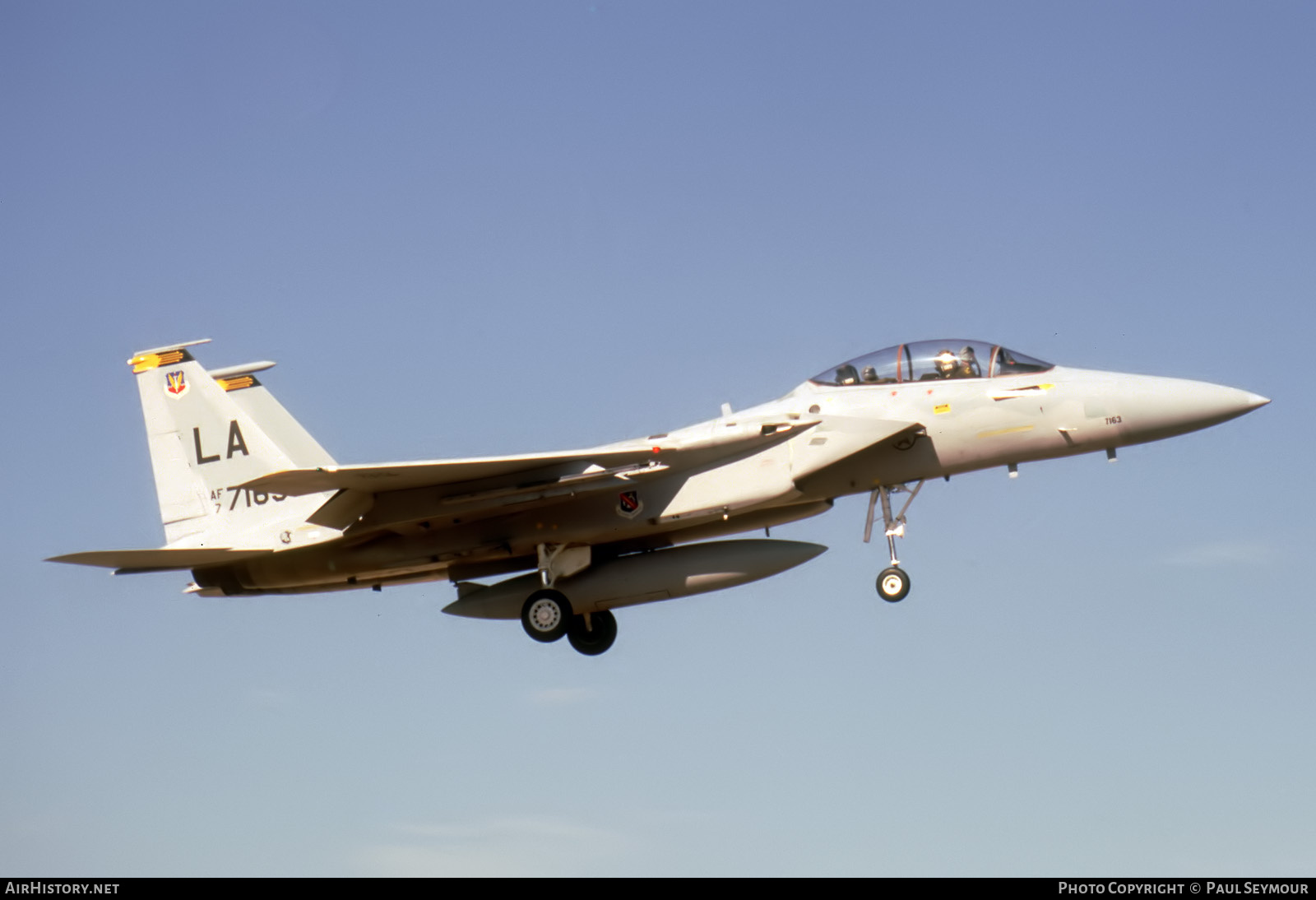 Aircraft Photo of 77-0163 / AF7-7163 | McDonnell Douglas F-15B Eagle | USA - Air Force | AirHistory.net #783937