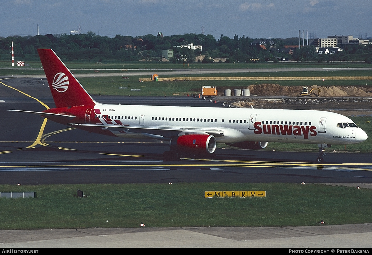 Aircraft Photo of SE-DSM | Boeing 757-23A | Sunways | AirHistory.net #783964