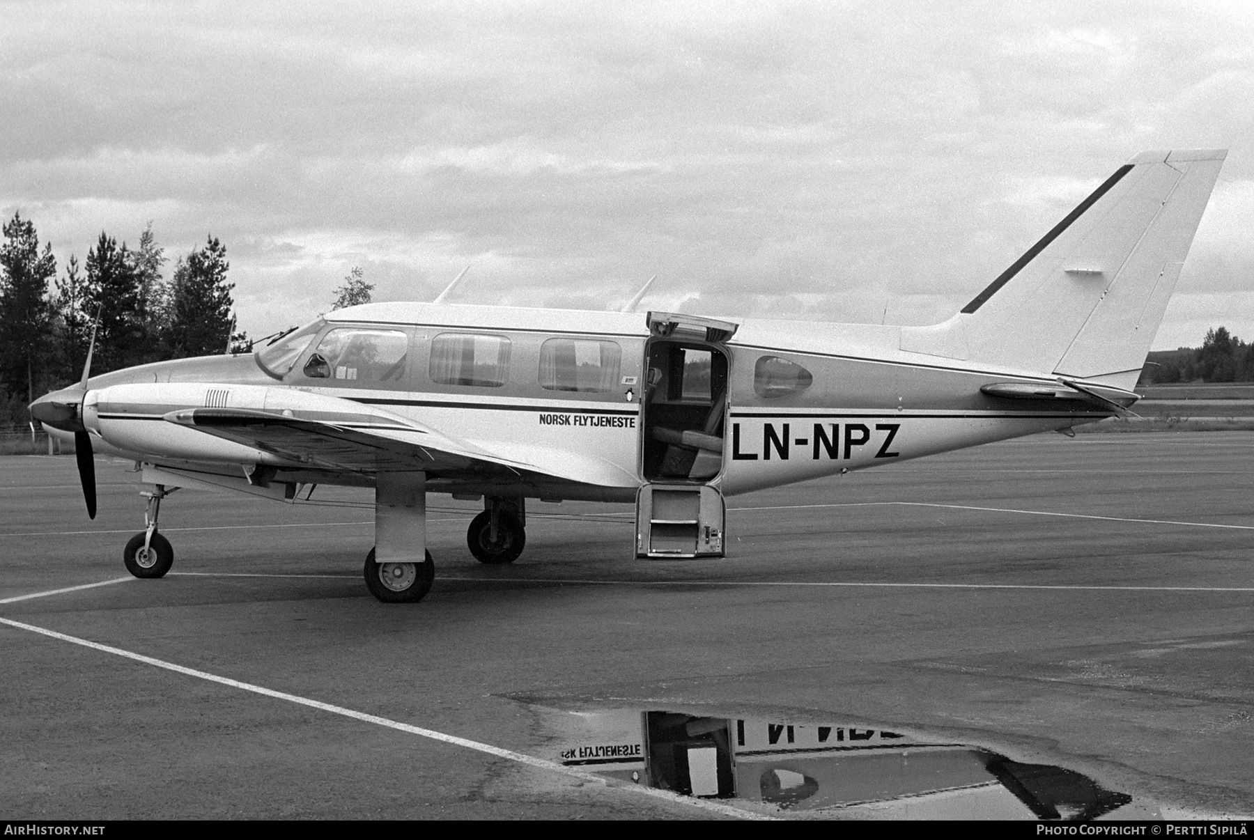 Aircraft Photo of LN-NPZ | Piper PA-31-310 Navajo C | Norsk Flytjeneste | AirHistory.net #783975