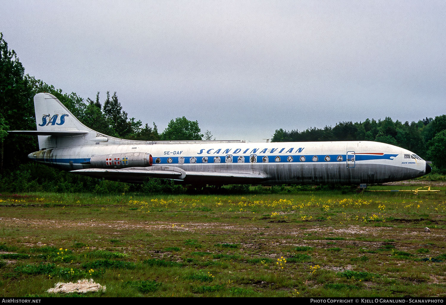 Aircraft Photo of SE-DAF | Sud SE-210 Caravelle III | Scandinavian Airlines - SAS | AirHistory.net #784002