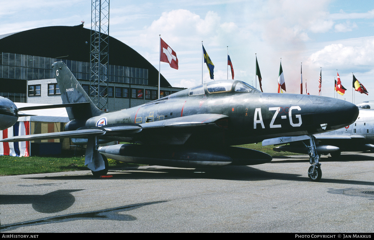 Aircraft Photo of 51-17053 | Republic RF-84F Thunderflash | Norway - Air Force | AirHistory.net #784036