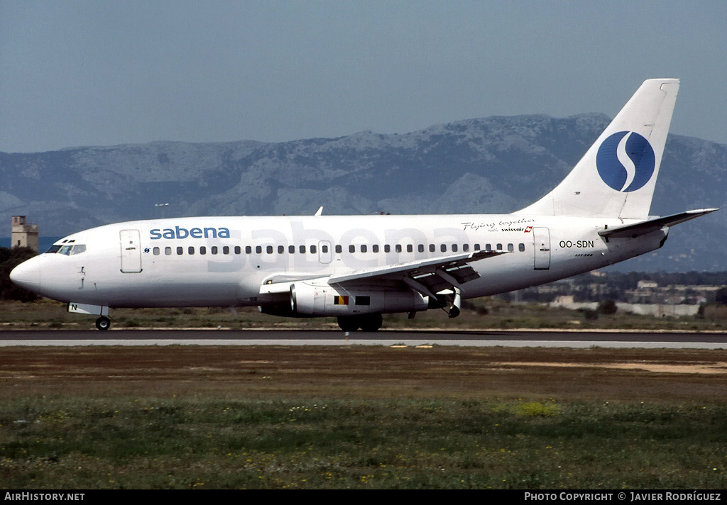 Aircraft Photo of OO-SDN | Boeing 737-229/Adv | Sabena | AirHistory.net #784041