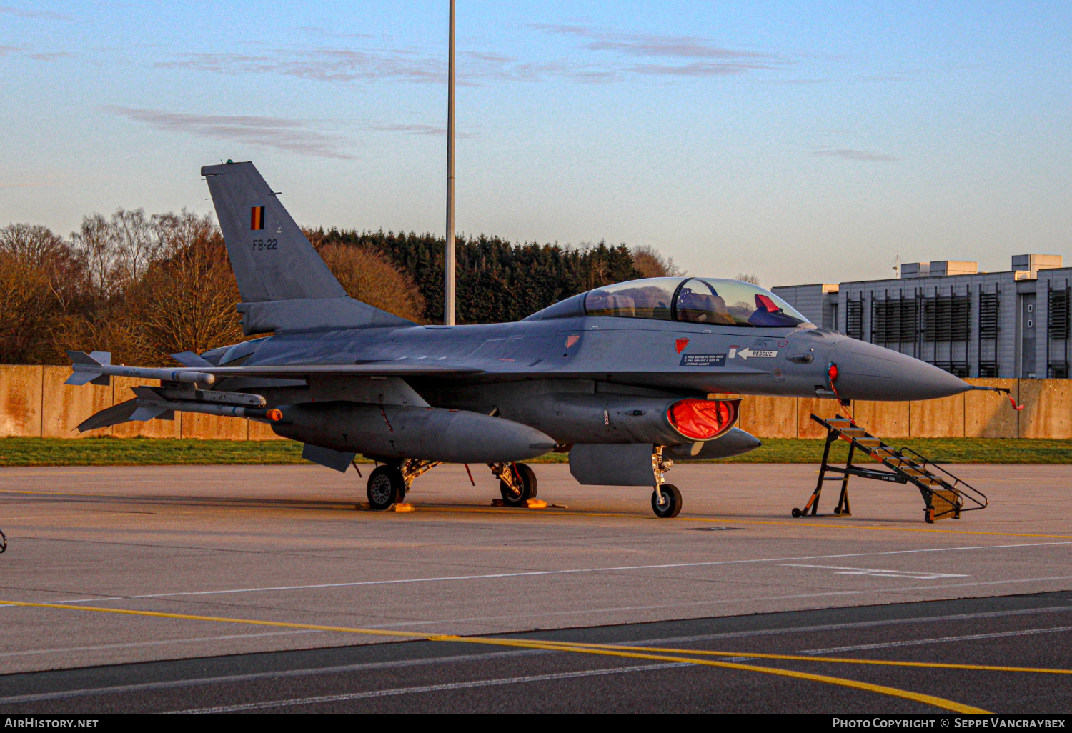 Aircraft Photo of FB-22 | General Dynamics F-16BM Fighting Falcon | Belgium - Air Force | AirHistory.net #784047