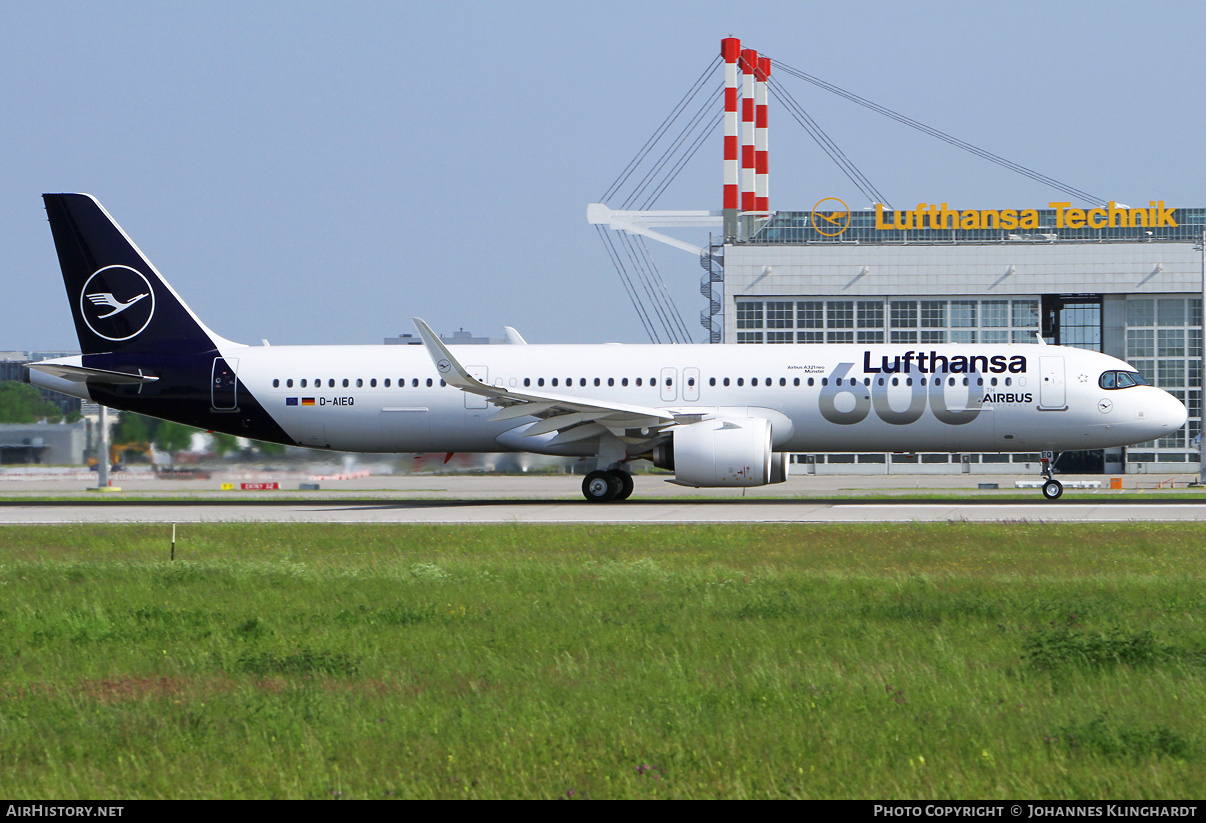 Aircraft Photo of D-AIEQ | Airbus A321-271NX | Lufthansa | AirHistory.net #784058