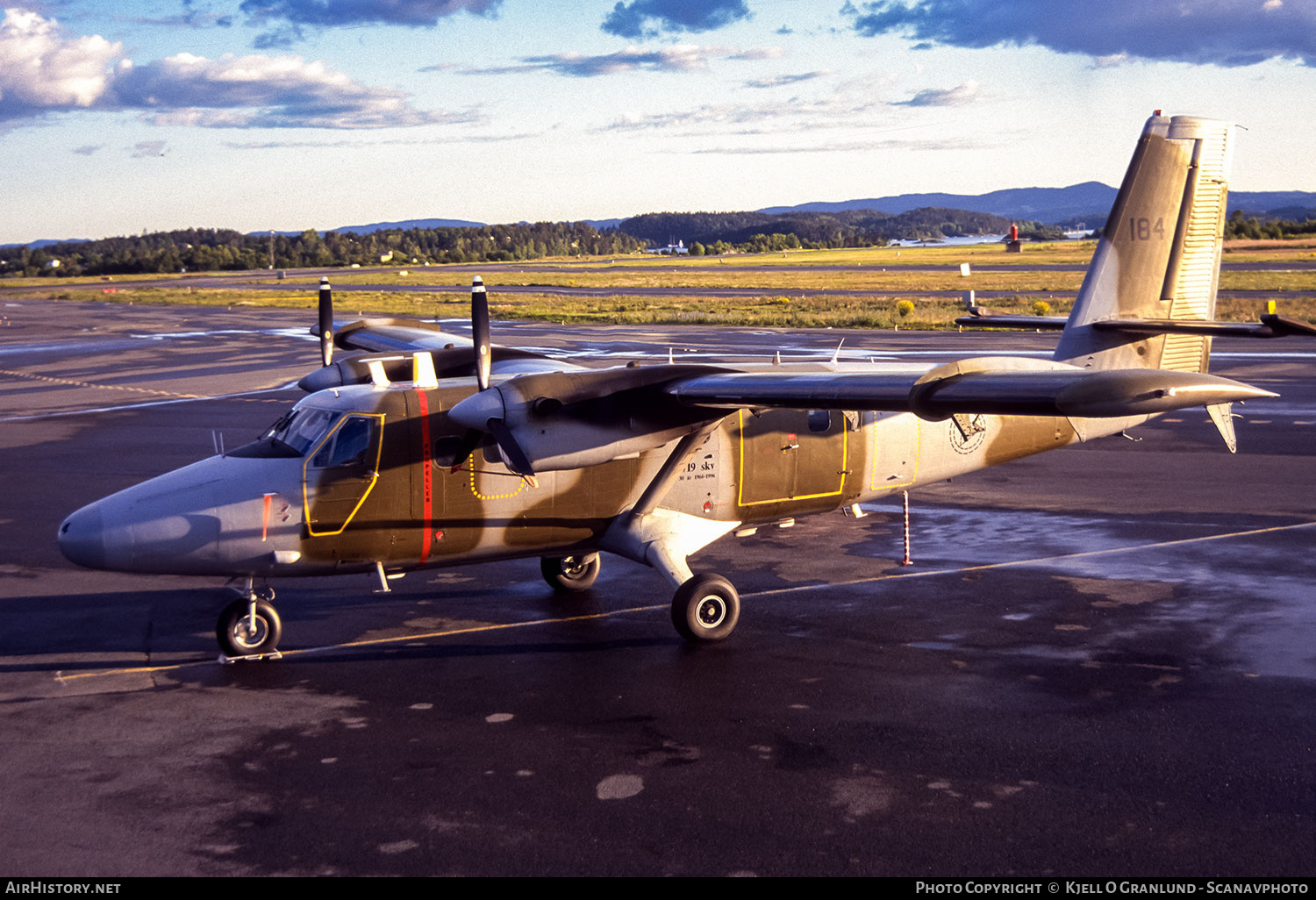 Aircraft Photo of 184 | De Havilland Canada DHC-6-200 Twin Otter | Norway - Air Force | AirHistory.net #784080