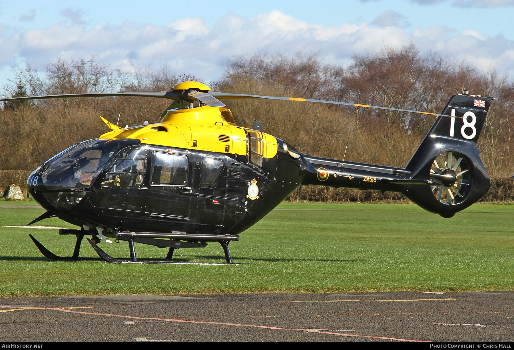 Aircraft Photo of ZM518 | Airbus Helicopters H-135 Juno HT1 (EC-135T-3H) | UK - Air Force | AirHistory.net #784100