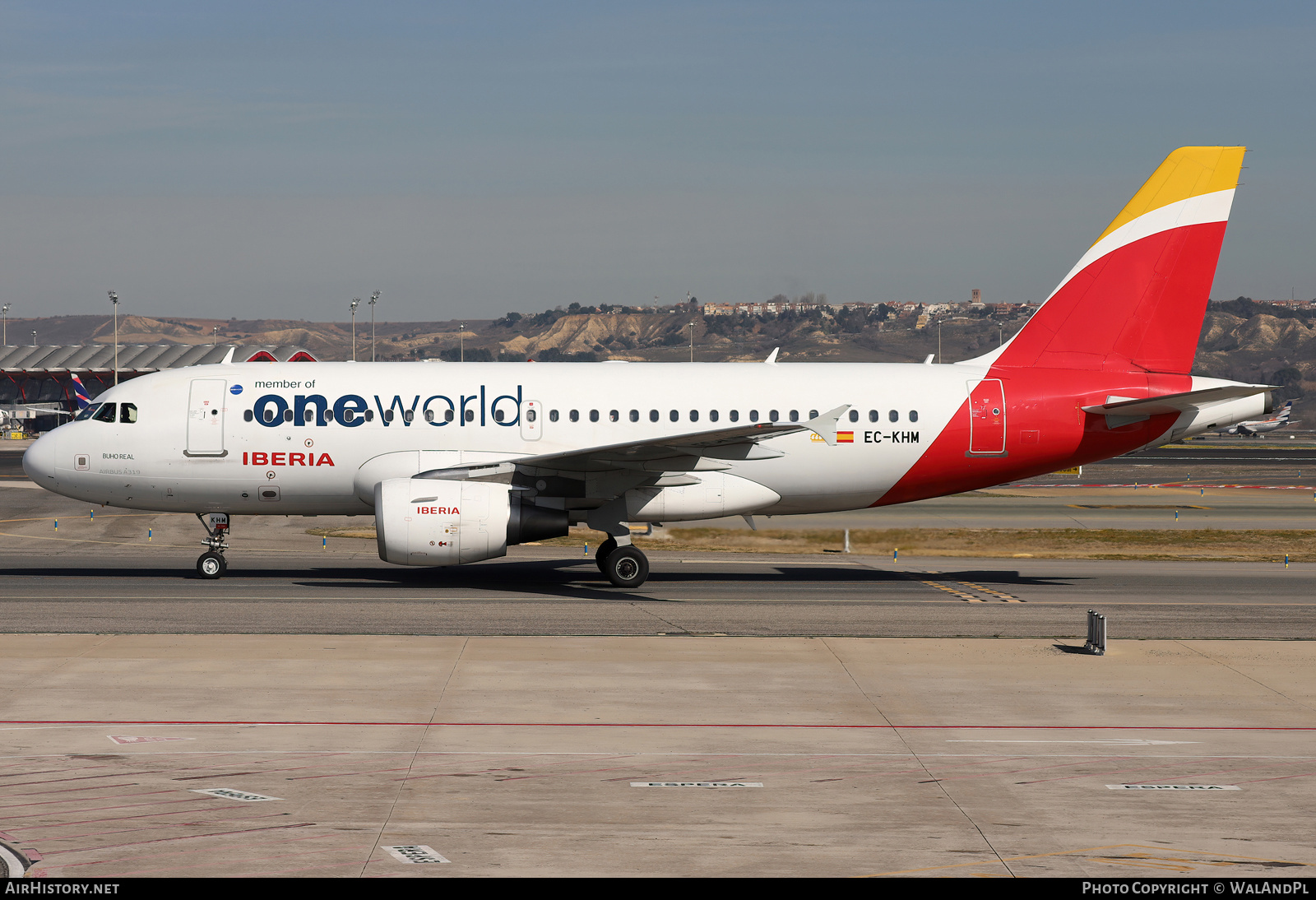 Aircraft Photo of EC-KHM | Airbus A319-111 | Iberia | AirHistory.net #784137