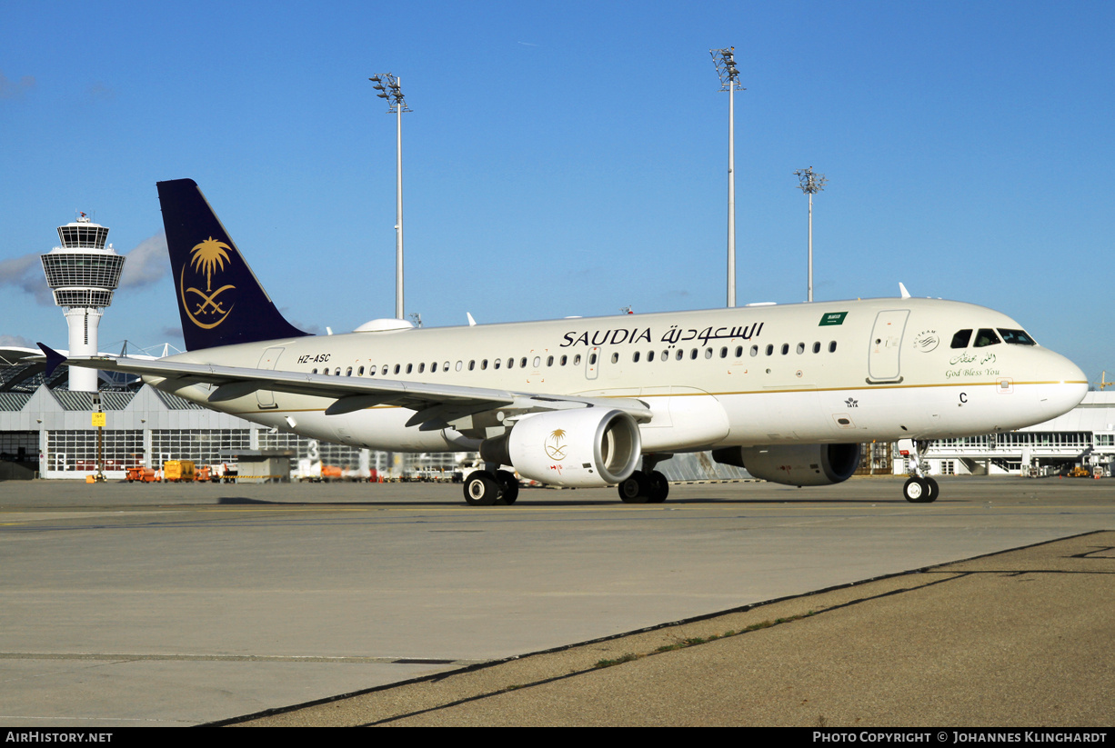 Aircraft Photo of HZ-ASC | Airbus A320-214 | Saudia - Saudi Arabian Airlines | AirHistory.net #784157