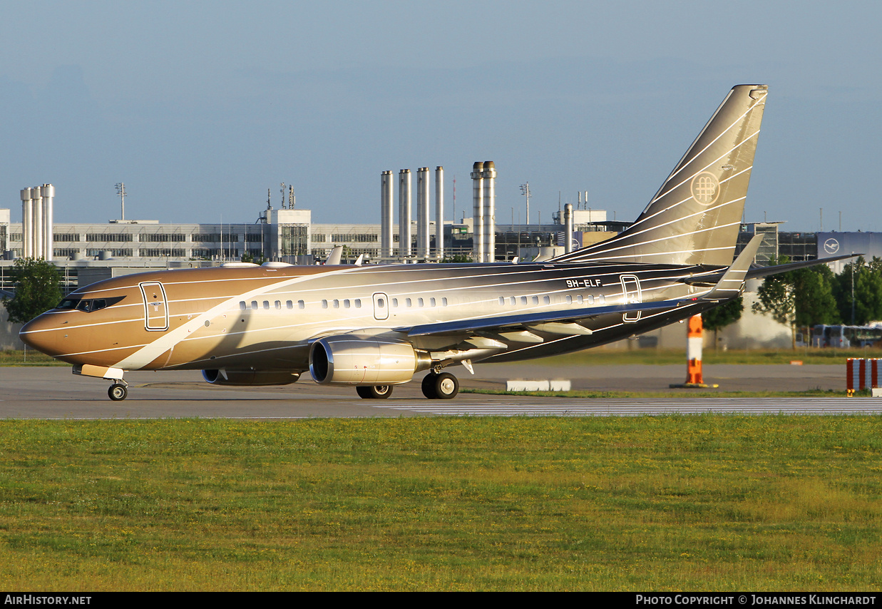 Aircraft Photo of 9H-ELF | Boeing 737-7BC BBJ | AirHistory.net #784179