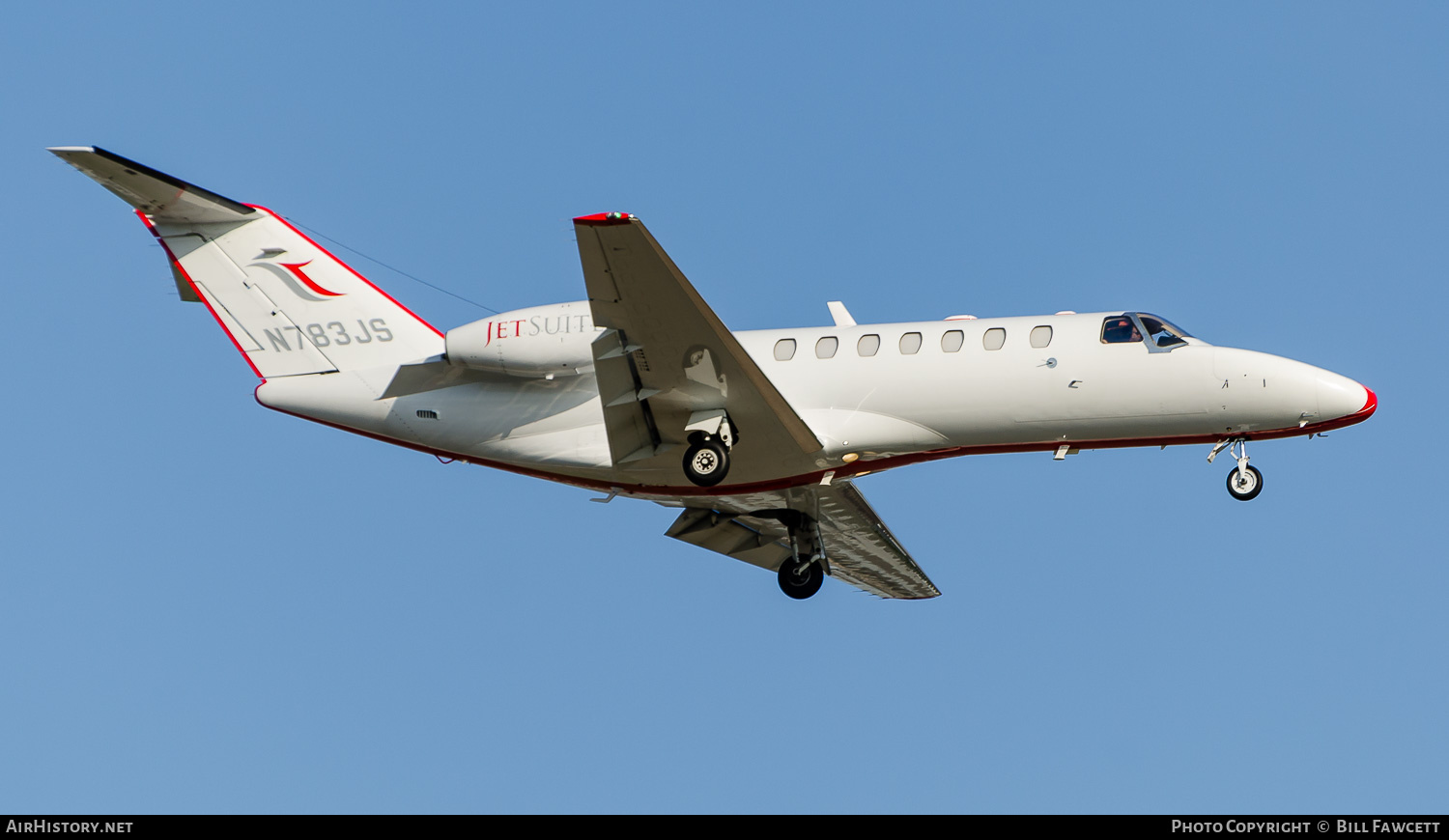 Aircraft Photo of N783JS | Cessna 525B CitationJet CJ3 | JetSuite | AirHistory.net #784196