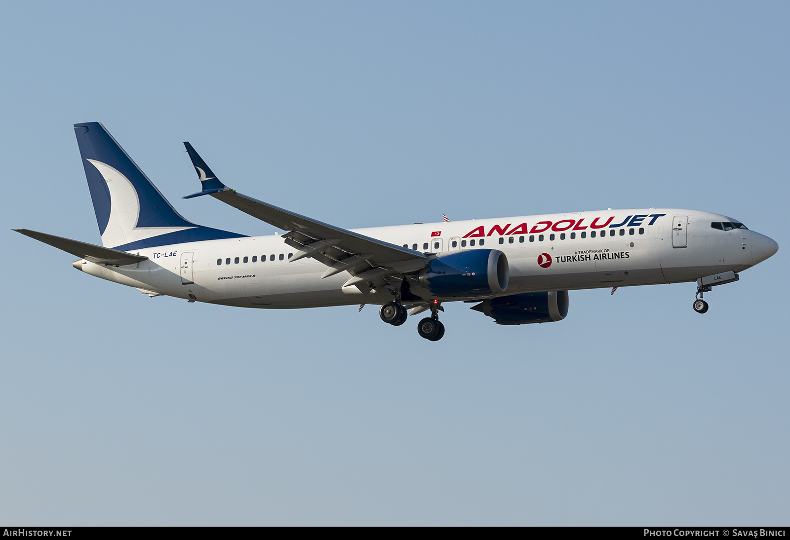 Aircraft Photo of TC-LAE | Boeing 737-8 Max 8 | AnadoluJet | AirHistory.net #784198