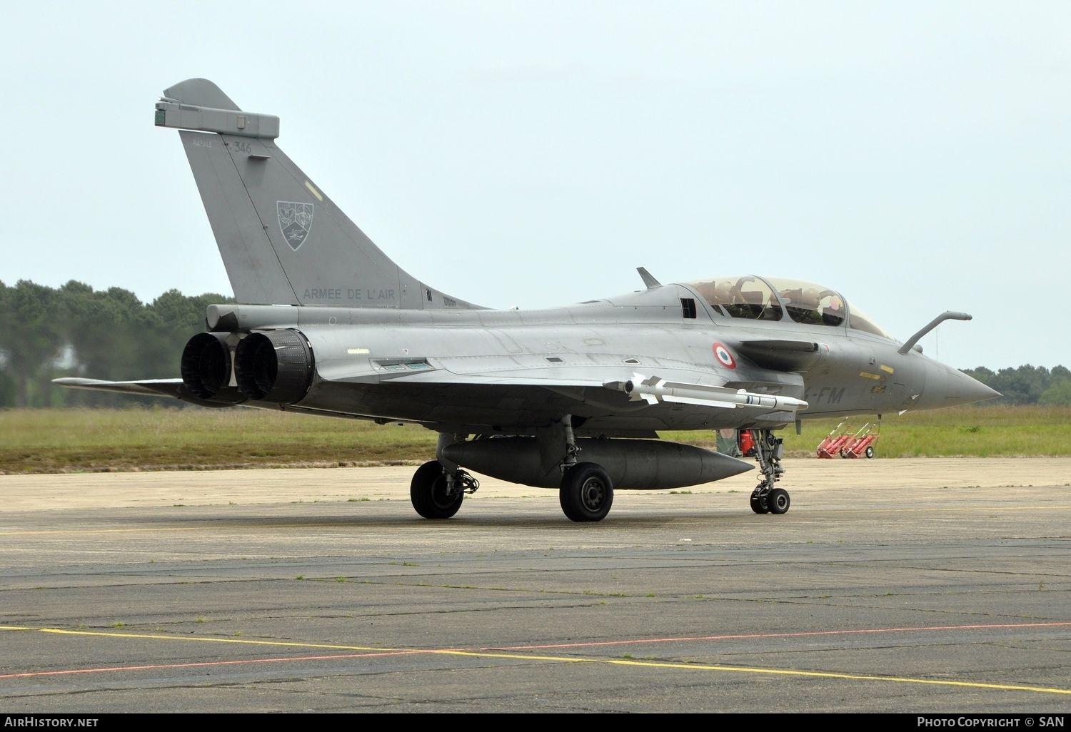 Aircraft Photo of 346 | Dassault Rafale B | France - Air Force | AirHistory.net #784205