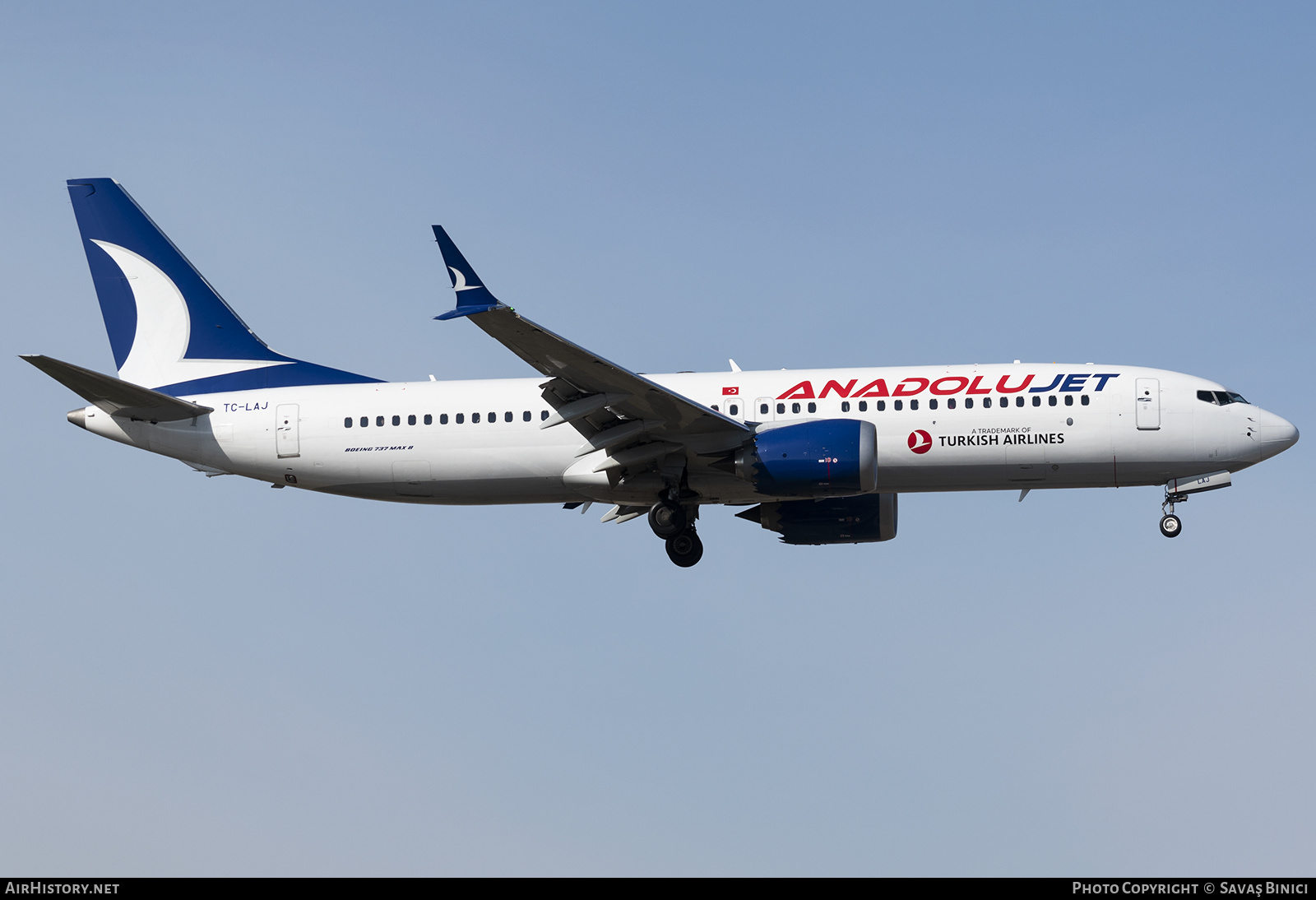 Aircraft Photo of TC-LAJ | Boeing 737-8 Max 8 | AnadoluJet | AirHistory.net #784221