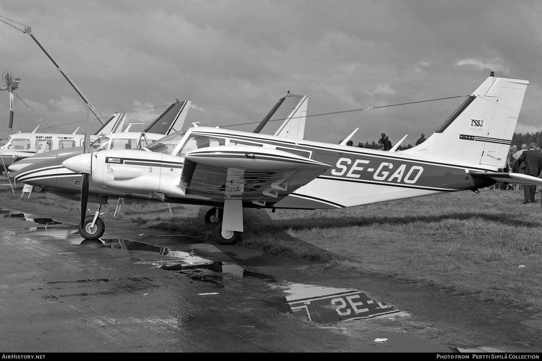 Aircraft Photo of SE-GAO | Piper PA-34-200 Seneca | Nyge-Aero | AirHistory.net #784227