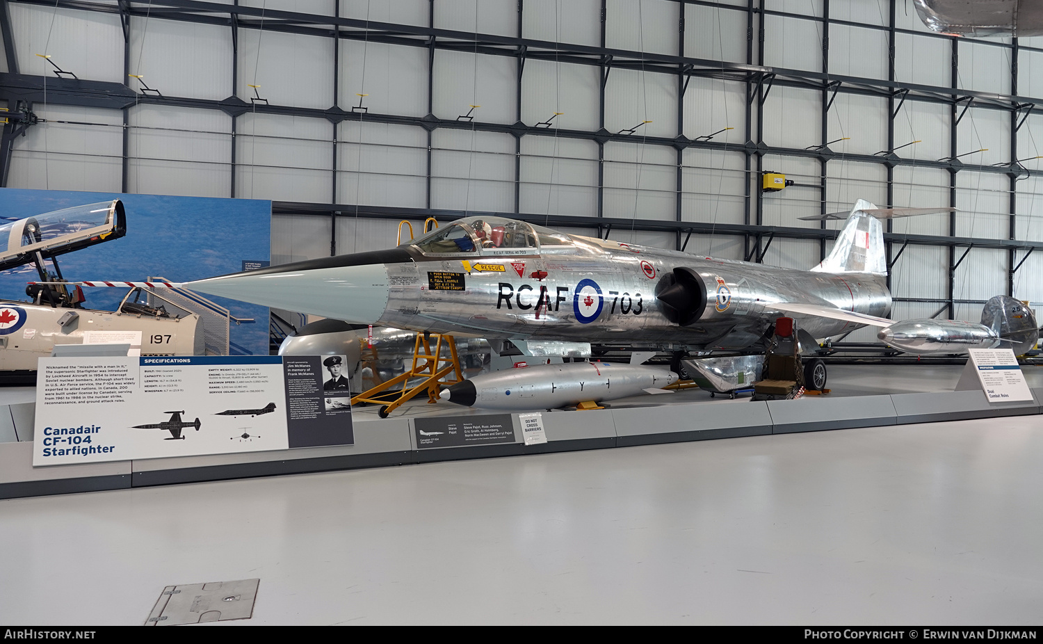 Aircraft Photo of 104703 | Canadair CF-104 Starfighter | Canada - Air Force | AirHistory.net #784259