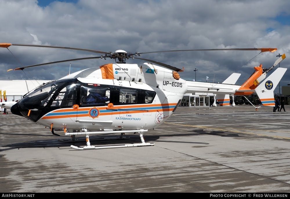 Aircraft Photo of UP-EC015 | Airbus Helicopters EC-145 (BK-117 D-2) | TZhK KazAviaRescue | AirHistory.net #784272