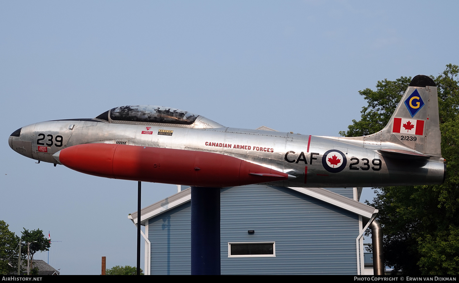 Aircraft Photo of 21239 | Canadair CT-133 Silver Star 3 | Canada - Air Force | AirHistory.net #784297