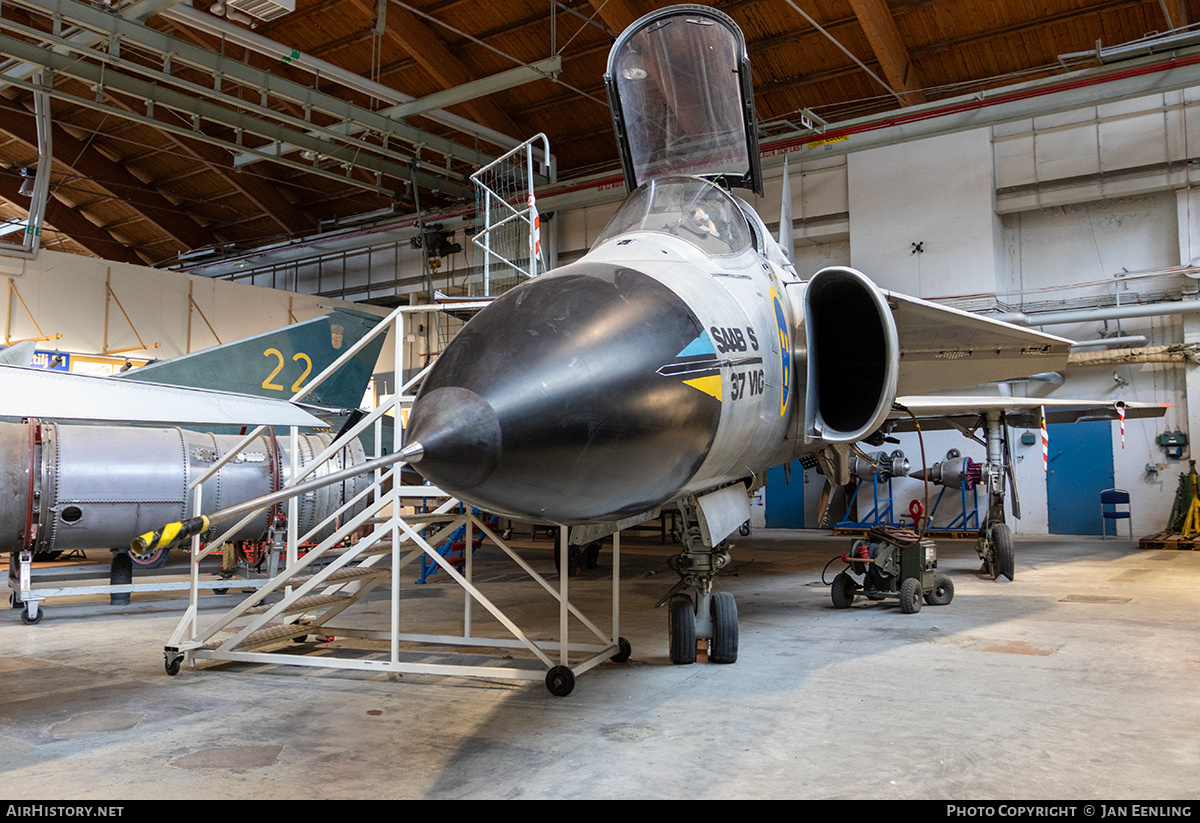 Aircraft Photo of 37-6 | Saab JA37 Viggen | Sweden - Air Force | AirHistory.net #784335