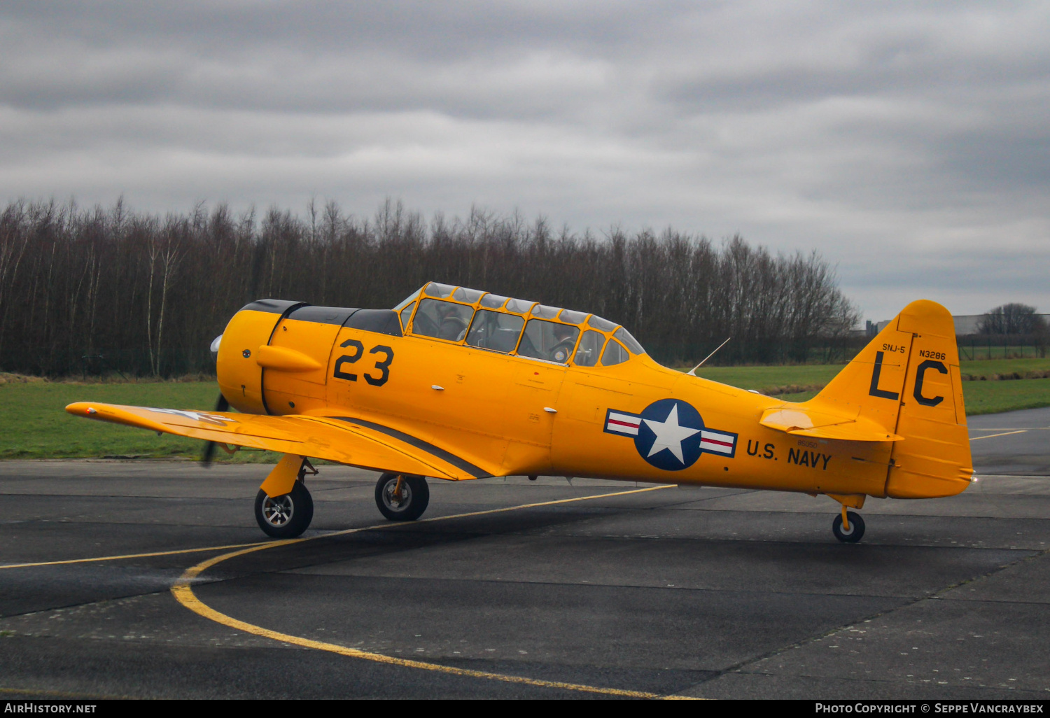 Aircraft Photo of N3286 / 85050 | North American SNJ-5 Texan | USA - Navy | AirHistory.net #784341