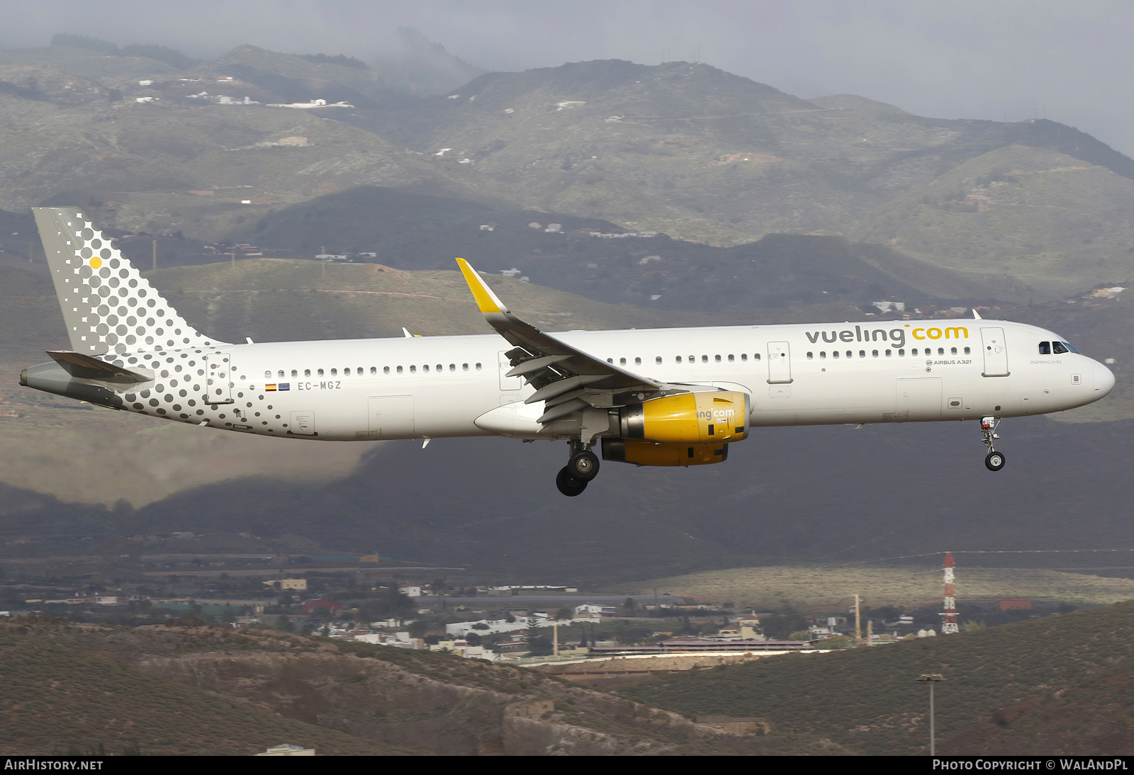 Aircraft Photo of EC-MGZ | Airbus A321-231 | Vueling Airlines | AirHistory.net #784361
