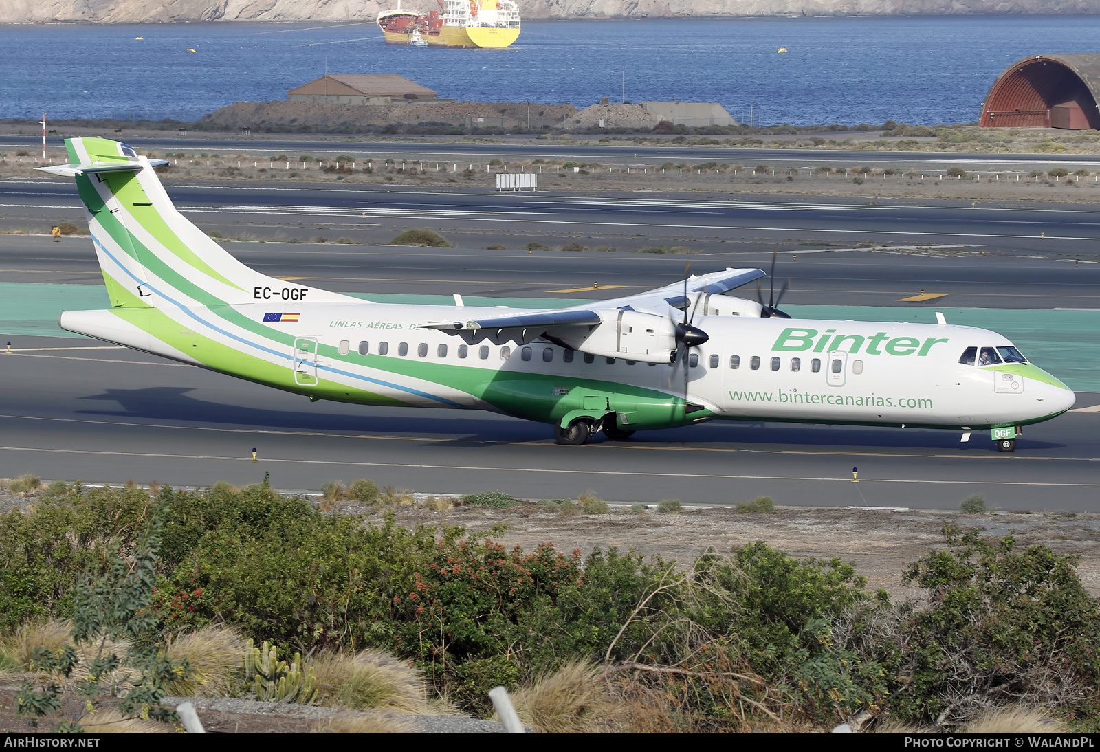 Aircraft Photo of EC-OGF | ATR ATR-72-600 (ATR-72-212A) | Binter Canarias | AirHistory.net #784363