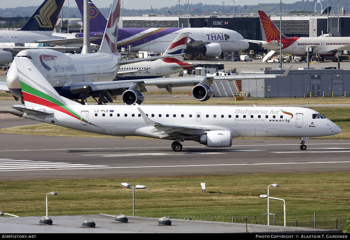 Aircraft Photo of LZ-PLO | Embraer 190STD (ERJ-190-100STD) | Bulgaria Air | AirHistory.net #784394