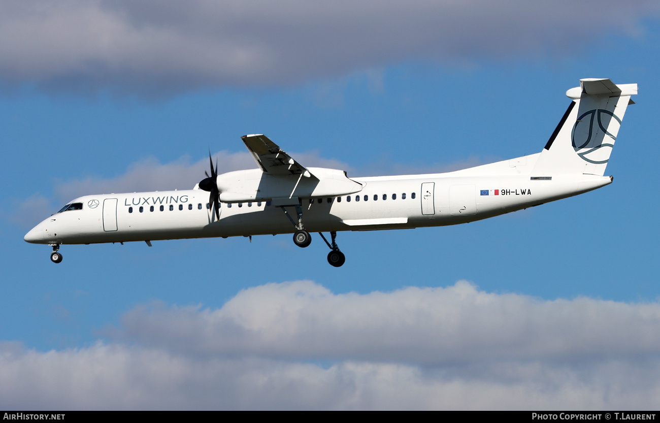 Aircraft Photo of 9H-LWA | Bombardier DHC-8-402 Dash 8 | Luxwing | AirHistory.net #784411