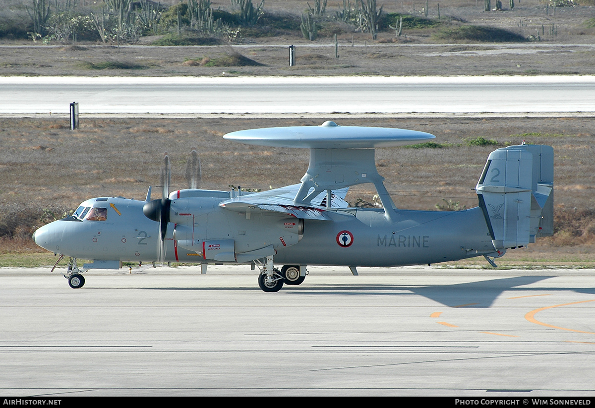 Aircraft Photo of 2 | Grumman E-2C Hawkeye 2000 | France - Navy | AirHistory.net #784437