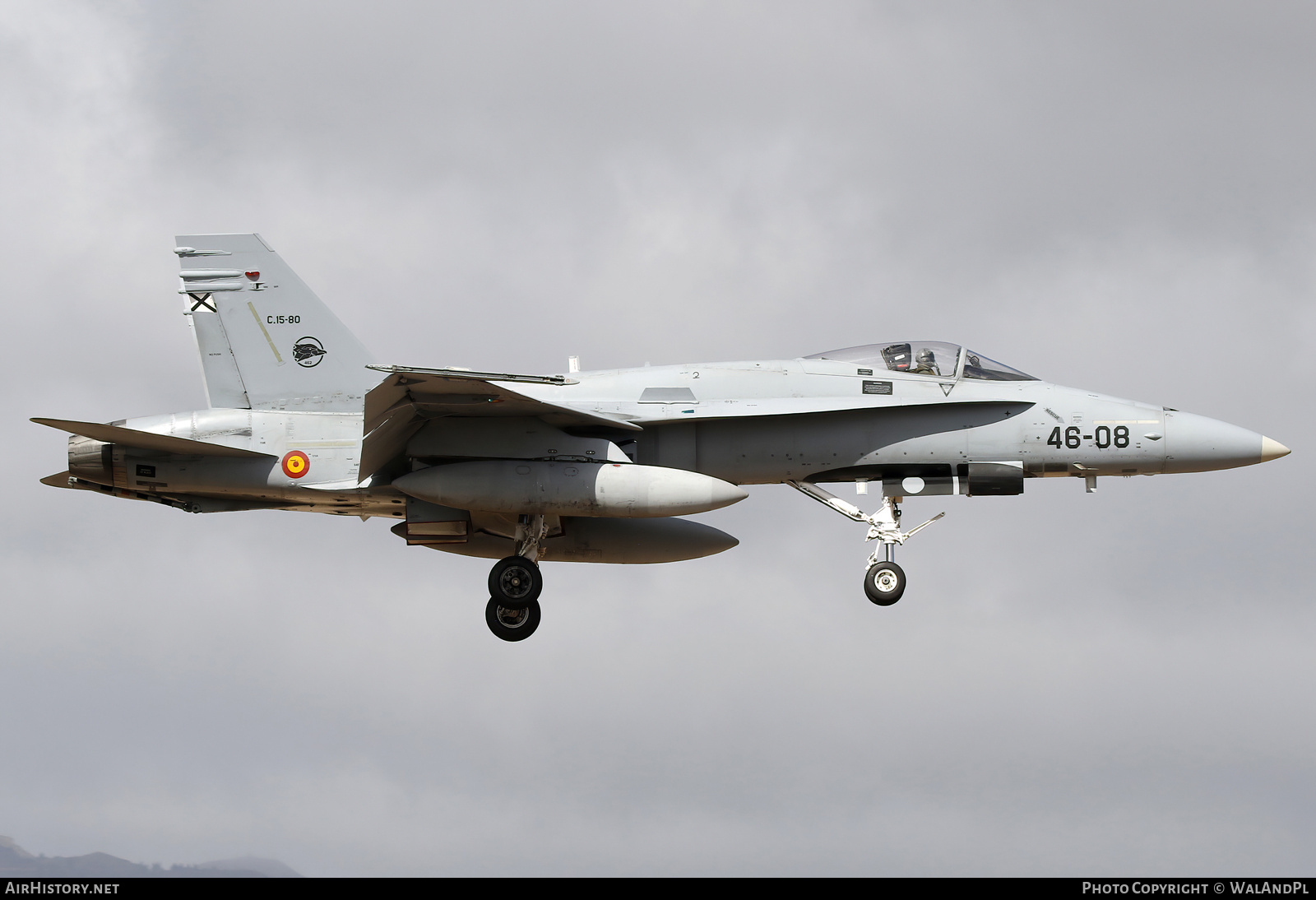 Aircraft Photo of C.15-80 | McDonnell Douglas F/A-18A+ Hornet | Spain - Air Force | AirHistory.net #784447