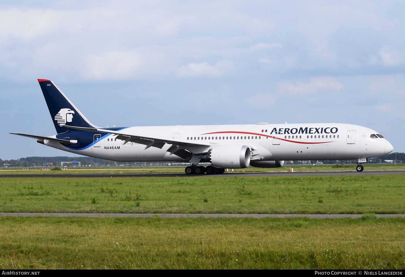 Aircraft Photo of N446AM | Boeing 787-9 Dreamliner | AeroMéxico | AirHistory.net #784458